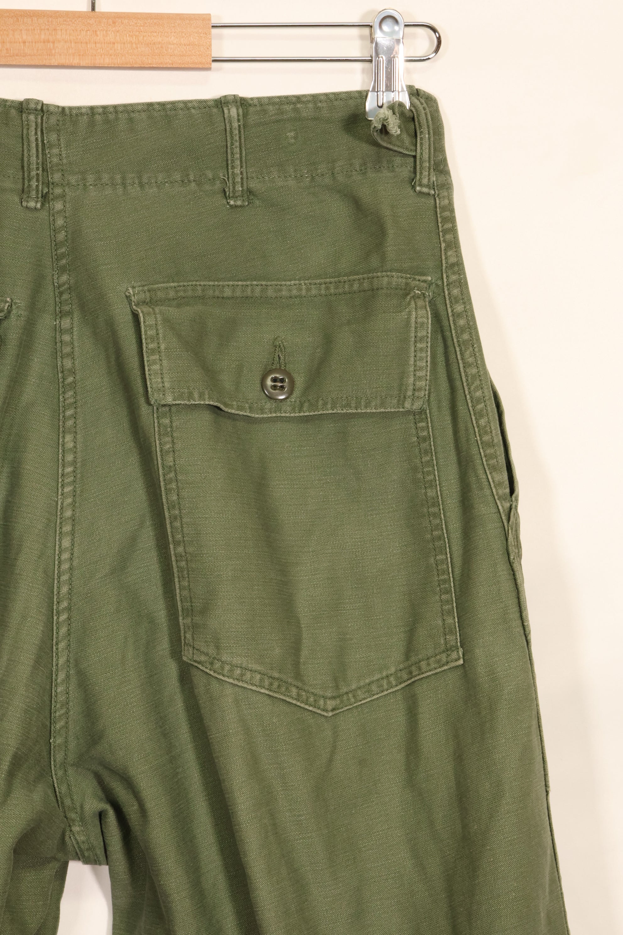 1950年代ロット　TYPE 1　SMALL　 アメリカ軍　OG-107 ユーティリティパンツ　ベイカーパンツ　中古品  F
