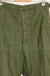 1960年初期ロット　TYPE 1　MEDIUM　 アメリカ軍　OG-107 ユーティリティパンツ　ベイカーパンツ　中古品  F