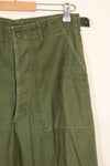 1960年初期ロット　TYPE 1　MEDIUM　 アメリカ軍　OG-107 ユーティリティパンツ　ベイカーパンツ　中古品  F
