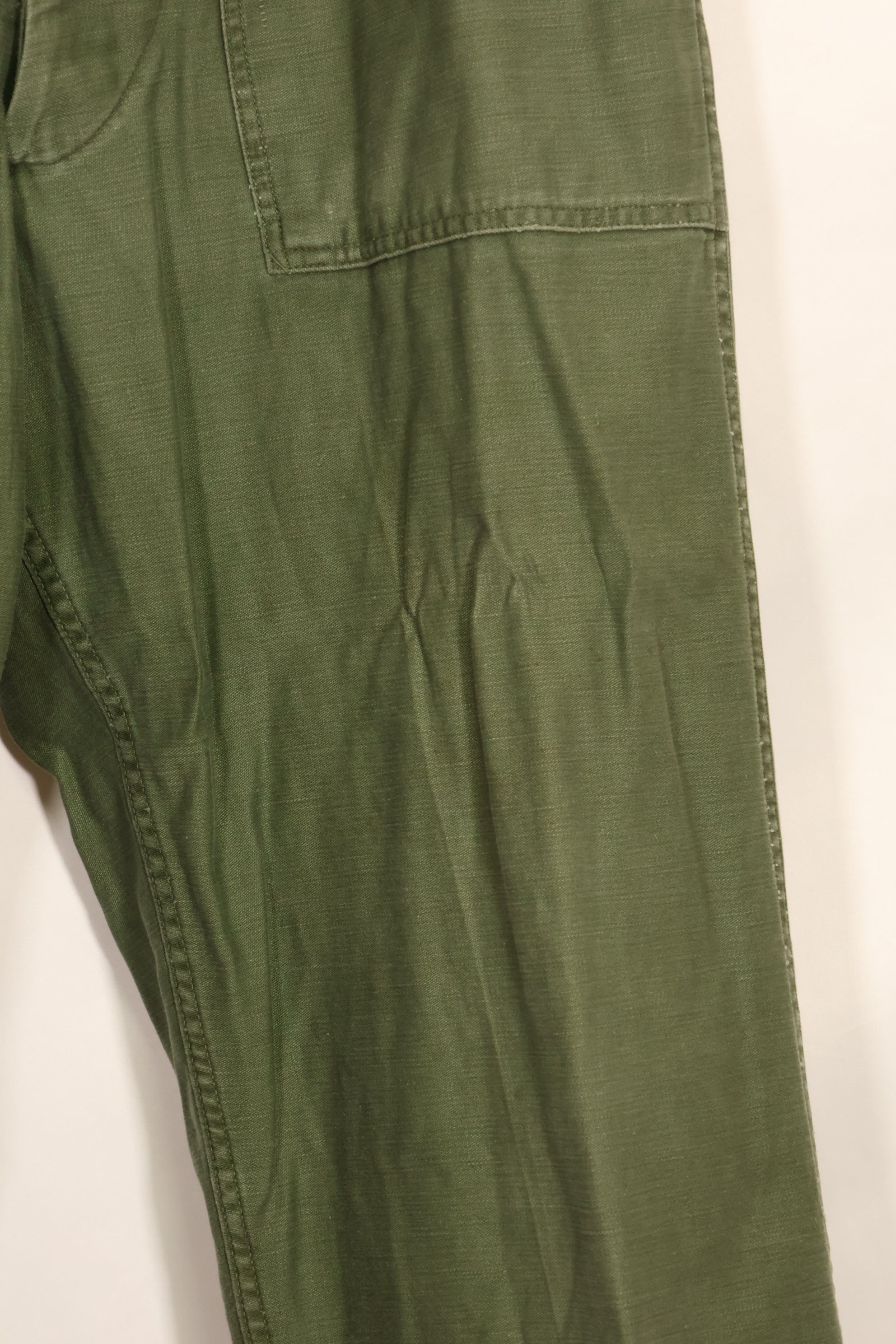 1960年初期ロット　TYPE 1　MEDIUM　 アメリカ軍　OG-107 ユーティリティパンツ　ベイカーパンツ　中古品  F