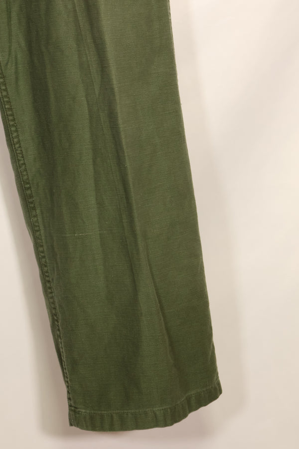 1960年初期ロット　TYPE 1　MEDIUM　 アメリカ軍　OG-107 ユーティリティパンツ　ベイカーパンツ　中古品  F
