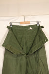 1960年初期ロット　TYPE 1　MEDIUM　 アメリカ軍　OG-107 ユーティリティパンツ　ベイカーパンツ　中古品  F