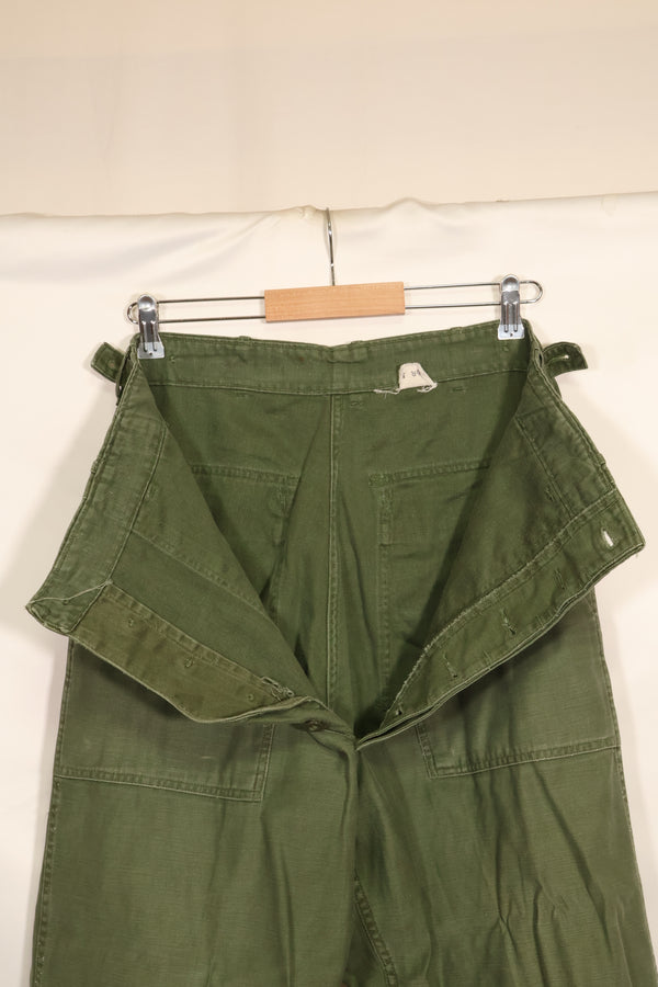 1960年初期ロット　TYPE 1　MEDIUM　 アメリカ軍　OG-107 ユーティリティパンツ　ベイカーパンツ　中古品  F