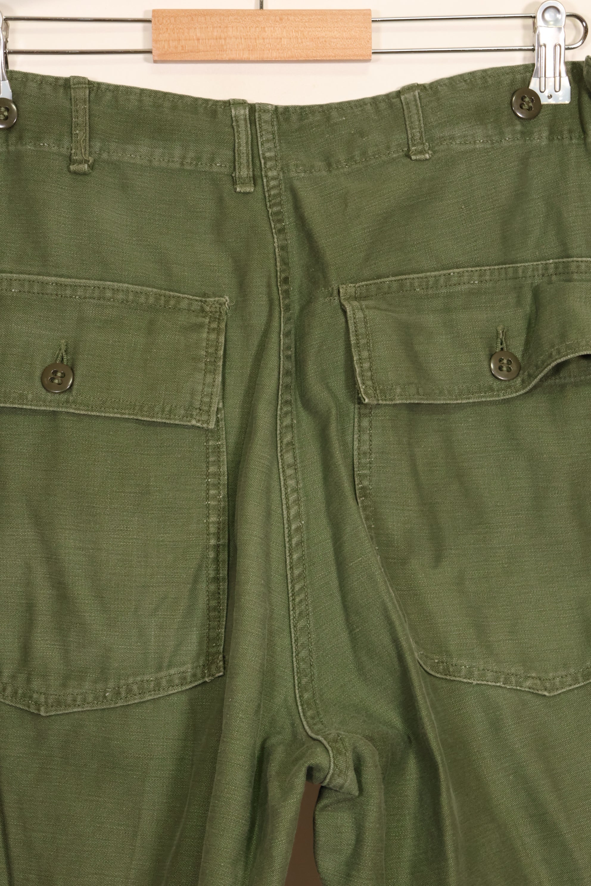 1960年初期ロット　TYPE 1　MEDIUM　 アメリカ軍　OG-107 ユーティリティパンツ　ベイカーパンツ　中古品  F