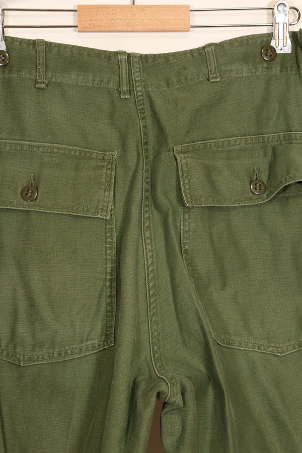 1960年初期ロット　TYPE 1　MEDIUM　 アメリカ軍　OG-107 ユーティリティパンツ　ベイカーパンツ　中古品  F