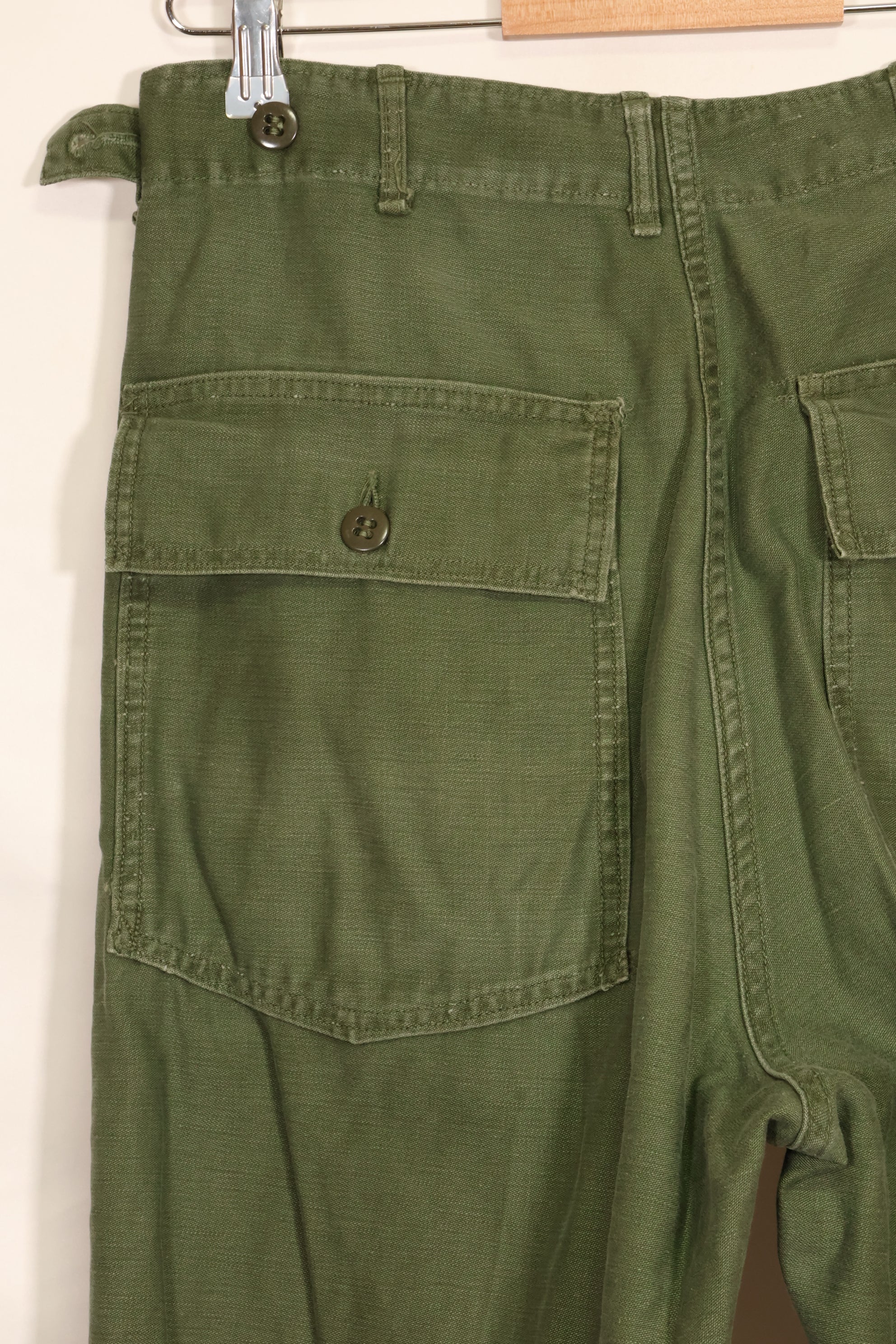 1960年初期ロット　TYPE 1　MEDIUM　 アメリカ軍　OG-107 ユーティリティパンツ　ベイカーパンツ　中古品  F