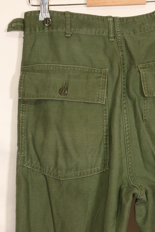1960年初期ロット　TYPE 1　MEDIUM　 アメリカ軍　OG-107 ユーティリティパンツ　ベイカーパンツ　中古品  F