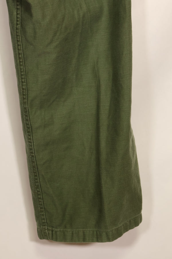 1960年初期ロット　TYPE 1　MEDIUM　 アメリカ軍　OG-107 ユーティリティパンツ　ベイカーパンツ　中古品  F
