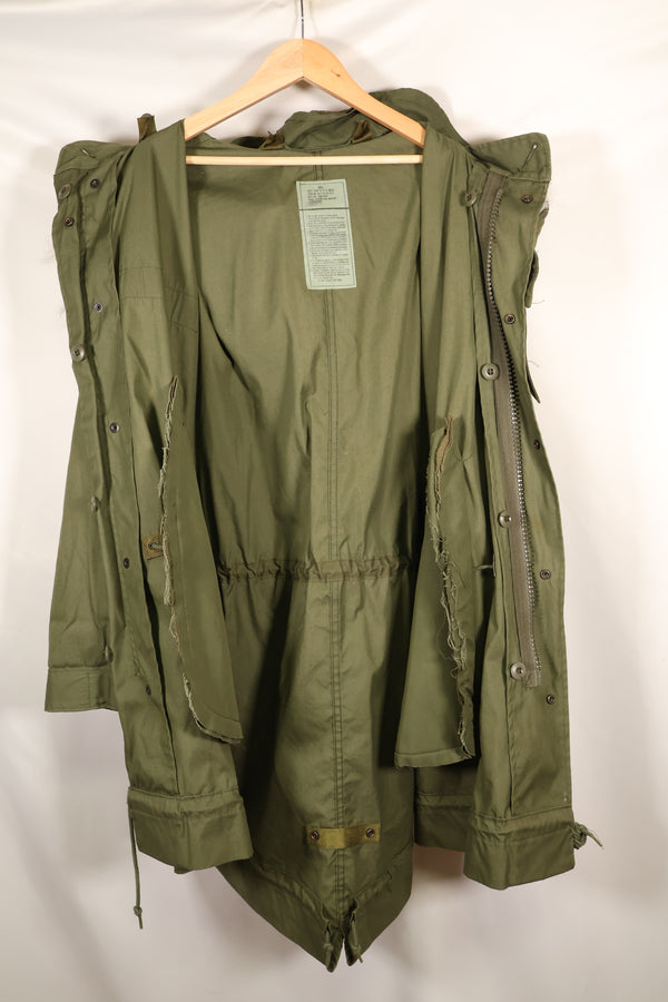 年代ミックス　SMALL M65 フィールドパーカー　フィッシュテールパーカー　一部中古品