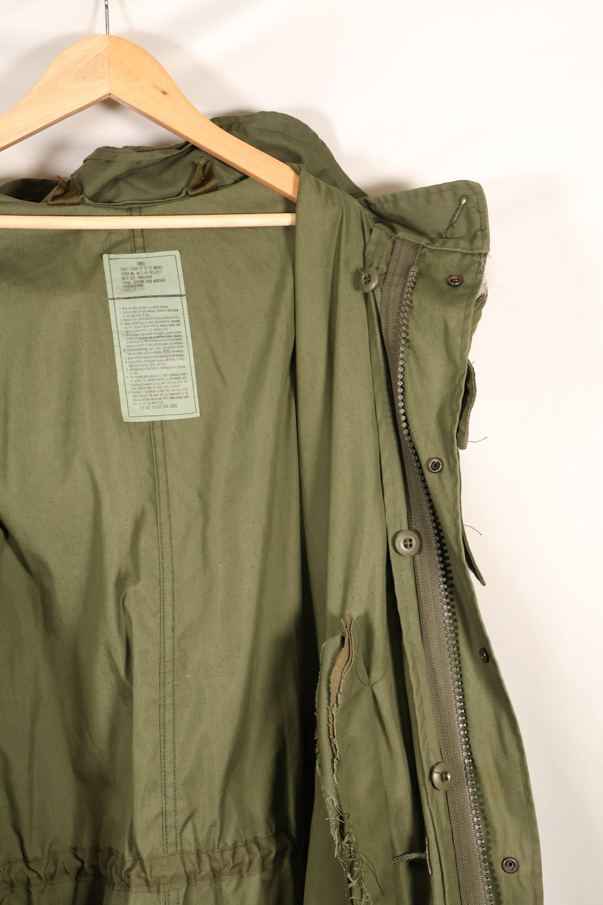 年代ミックス　SMALL M65 フィールドパーカー　フィッシュテールパーカー　一部中古品