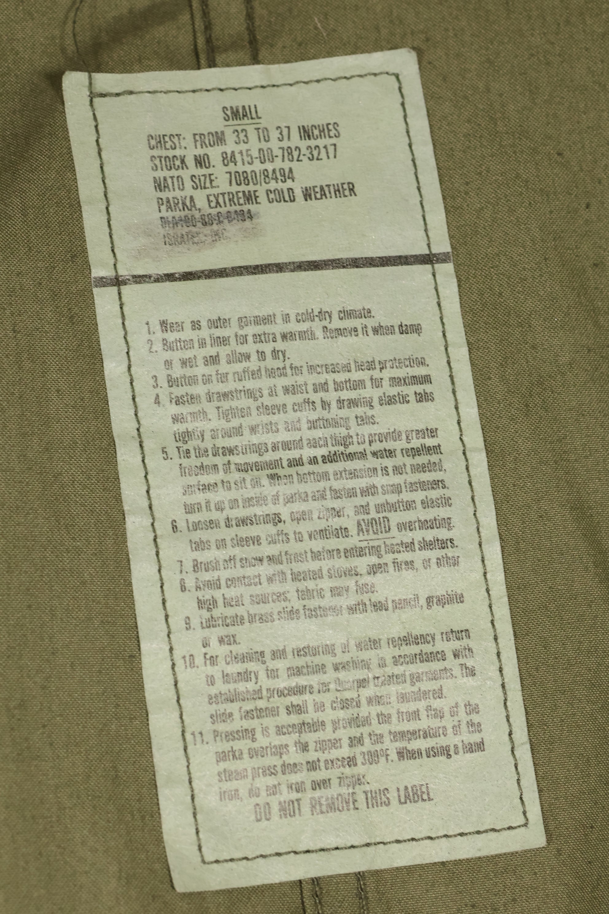 年代ミックス　SMALL M65 フィールドパーカー　フィッシュテールパーカー　一部中古品