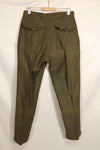 1974年会計　TYPE 3　36 x 31 アメリカ軍　OG-107 ユーティリティパンツ　ベイカーパンツ　中古品