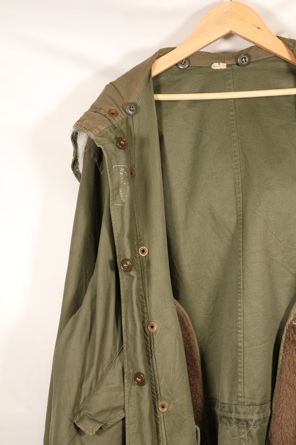 1940年代後半　Lサイズ　アメリカ軍　M-48　フィールドパーカー　補修あり　映画会社衣装　中古品