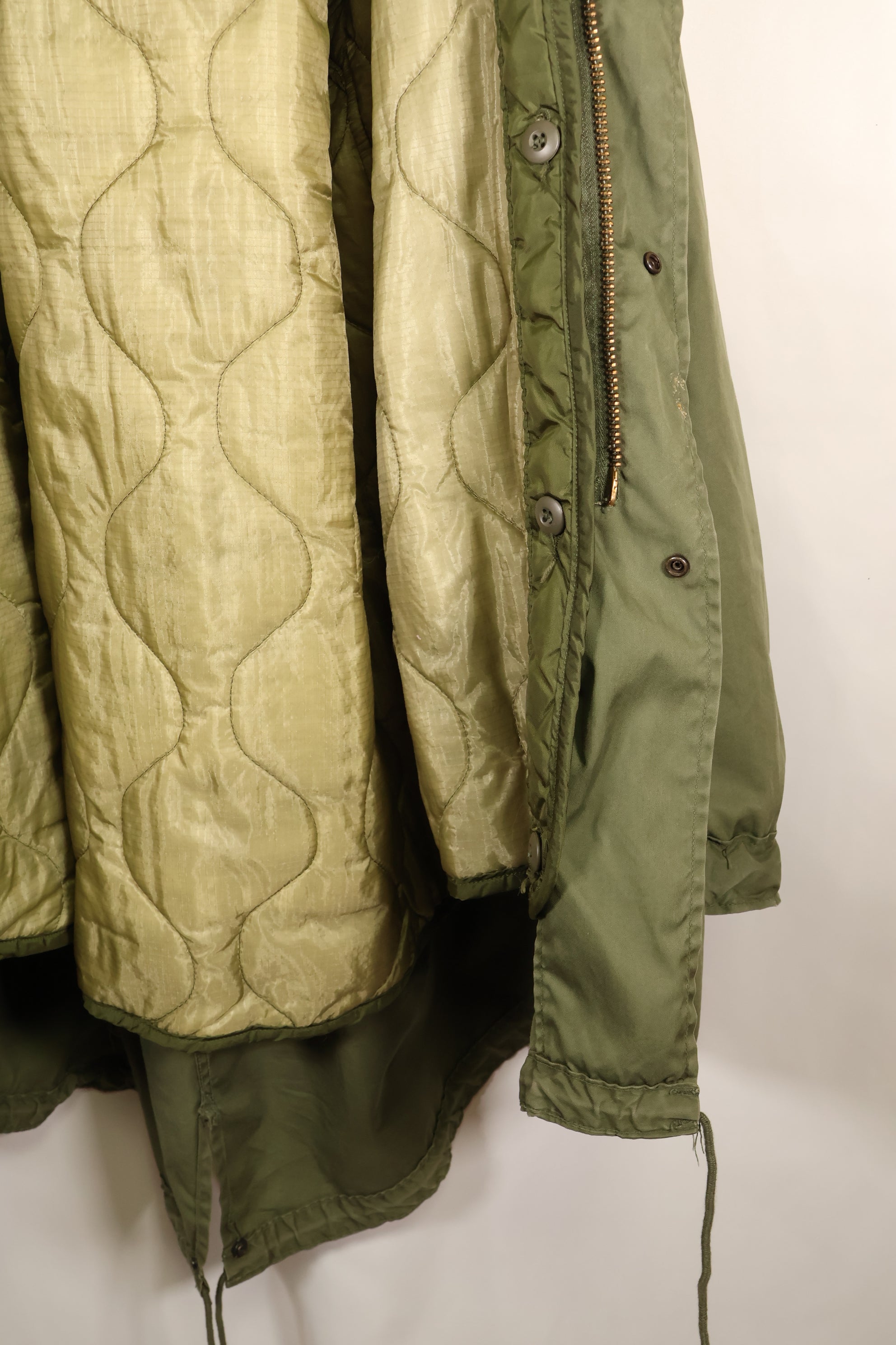 1970年代ロットミックス　M-R　M65　フィールドパーカー　フィッシュテール　ブラスジッパー　中古品