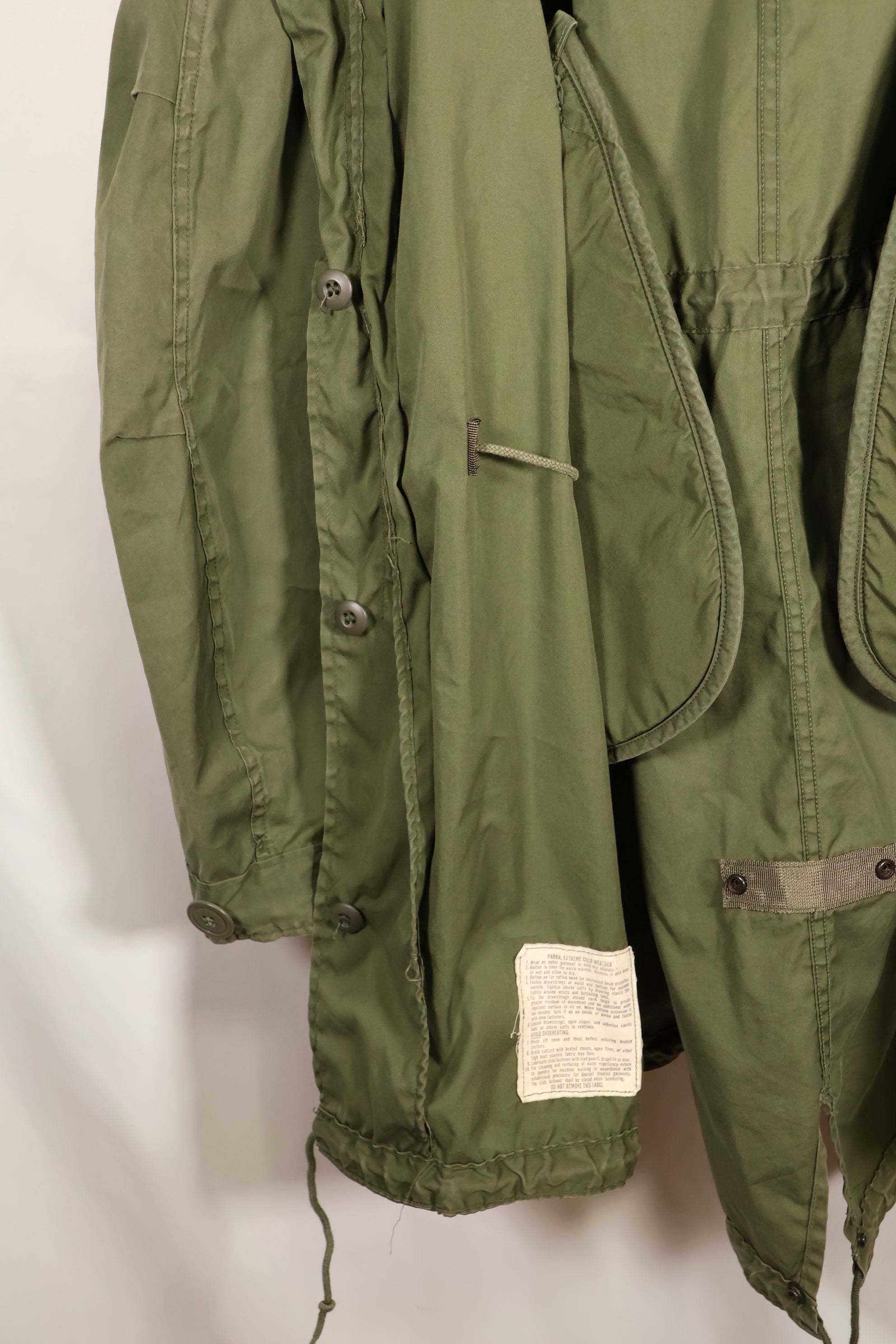 1970年代ロットミックス　M-R　M65　フィールドパーカー　フィッシュテール　ブラスジッパー　中古品