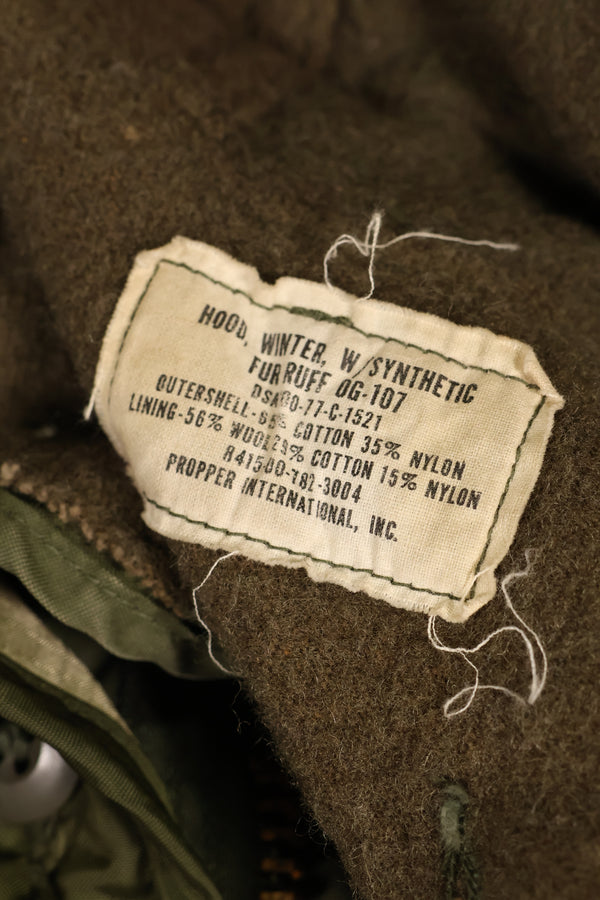 1970年代ロットミックス　M-R　M65　フィールドパーカー　フィッシュテール　ブラスジッパー　中古品