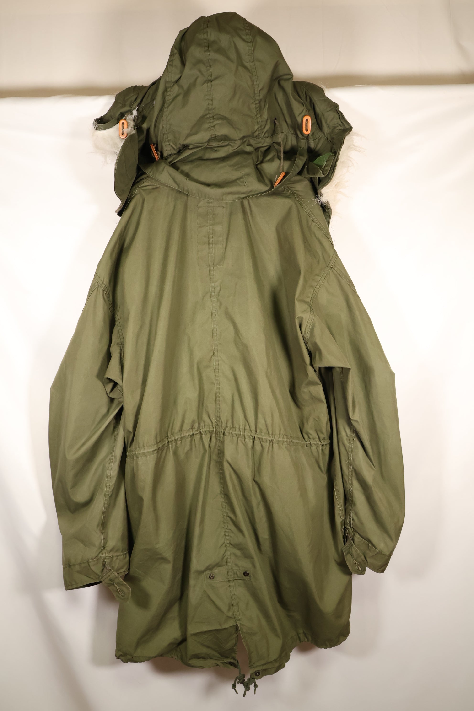 1980年代ロット　LARGE　樹脂ジッパー　M65　フィールドジャケット　ライナーなし　フード付き　ほぼ未使用品
