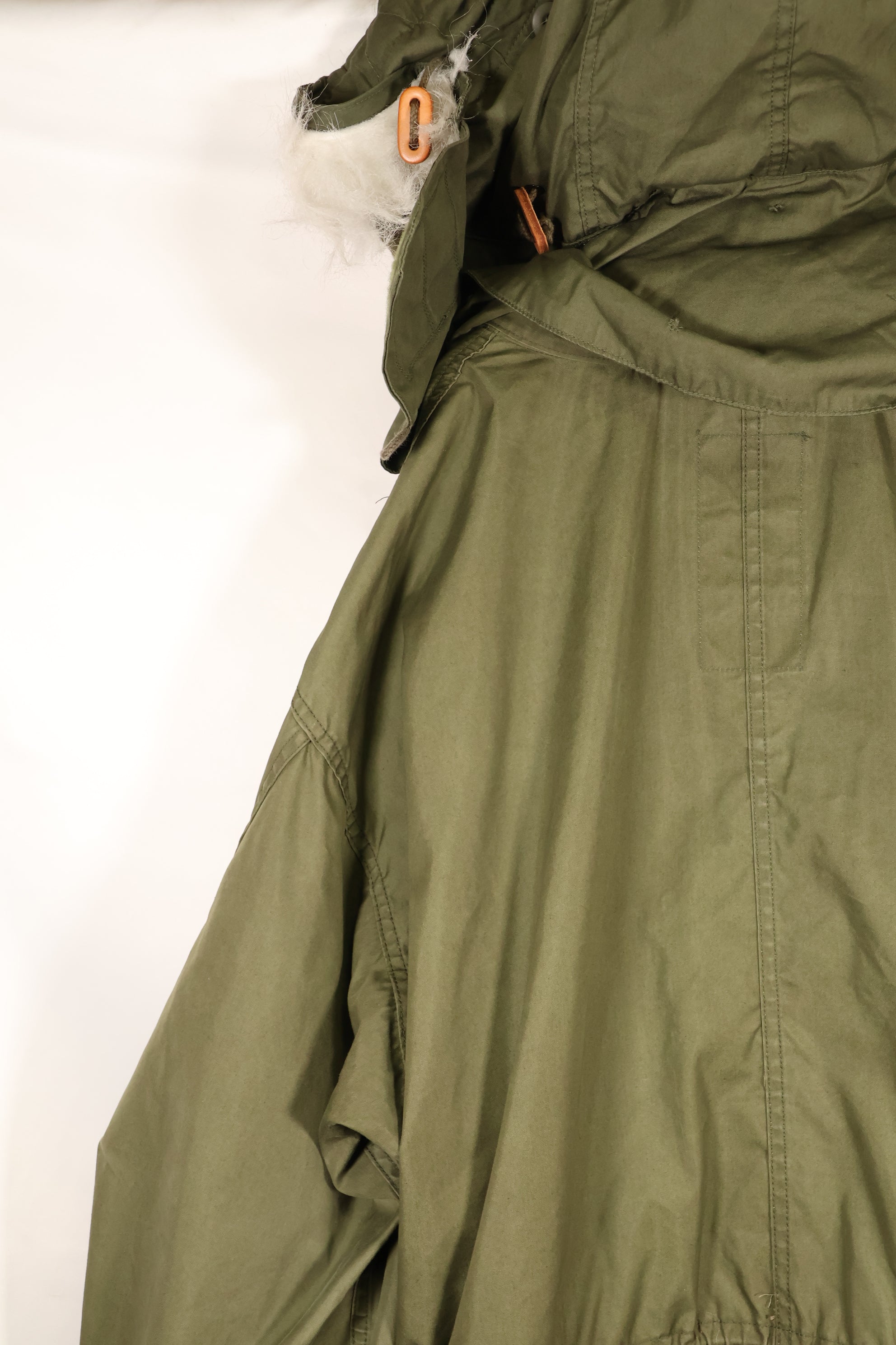 1980年代ロット　LARGE　樹脂ジッパー　M65　フィールドジャケット　ライナーなし　フード付き　ほぼ未使用品