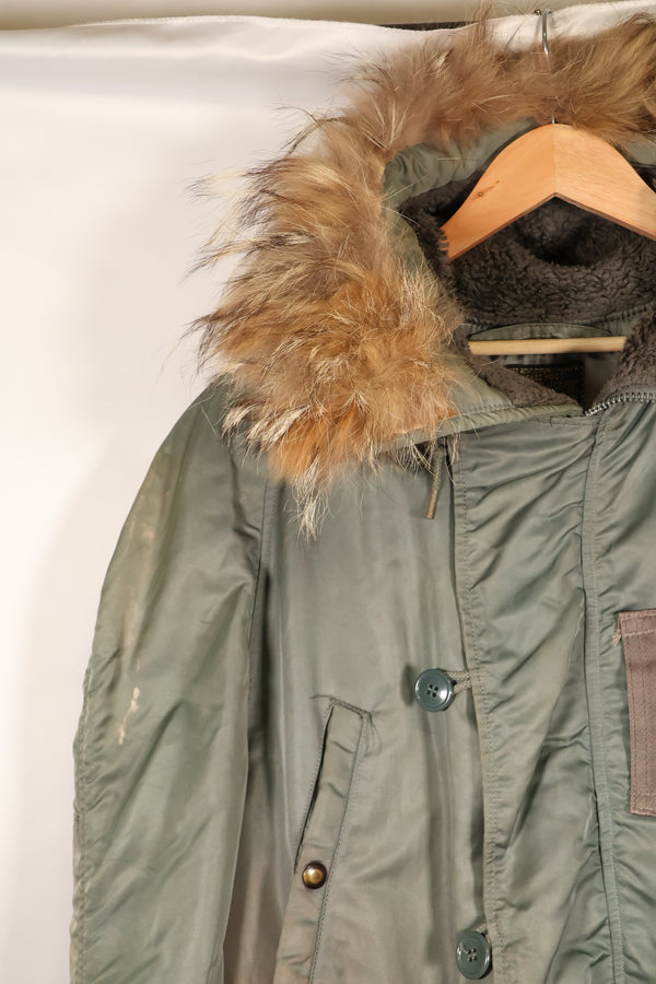 1950年代　LARGE　アメリカ空軍　USAF　N3-B　フライトジャケット　中古品　ステンシルあり