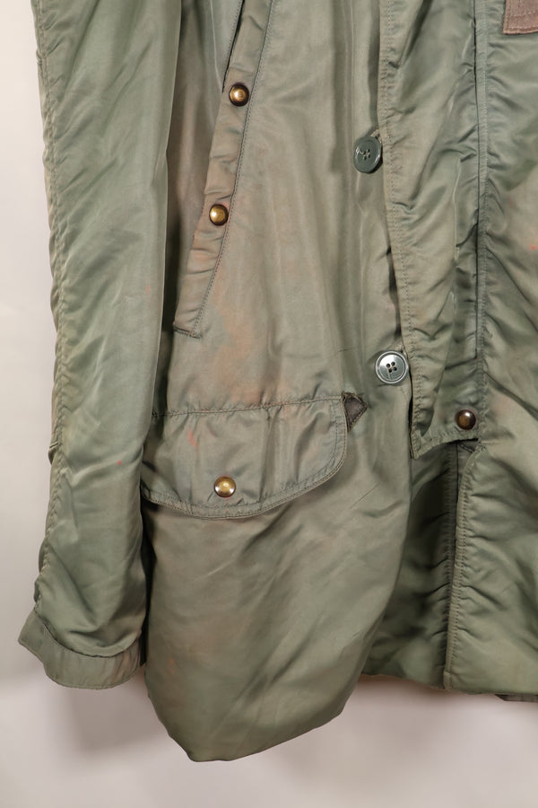 1950年代　LARGE　アメリカ空軍　USAF　N3-B　フライトジャケット　中古品　ステンシルあり