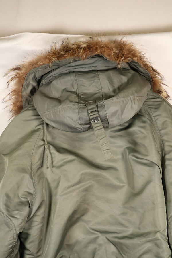 1950年代　LARGE　アメリカ空軍　USAF　N3-B　フライトジャケット　中古品　ステンシルあり