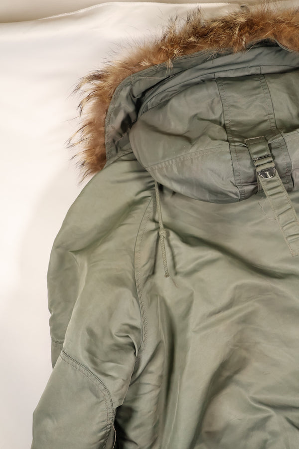 1950年代　LARGE　アメリカ空軍　USAF　N3-B　フライトジャケット　中古品　ステンシルあり