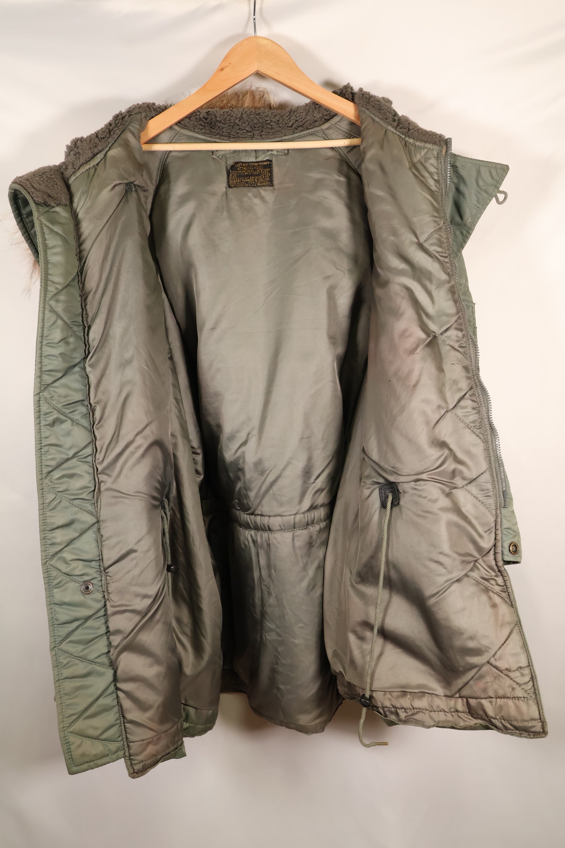 1950年代　LARGE　アメリカ空軍　USAF　N3-B　フライトジャケット　中古品　ステンシルあり