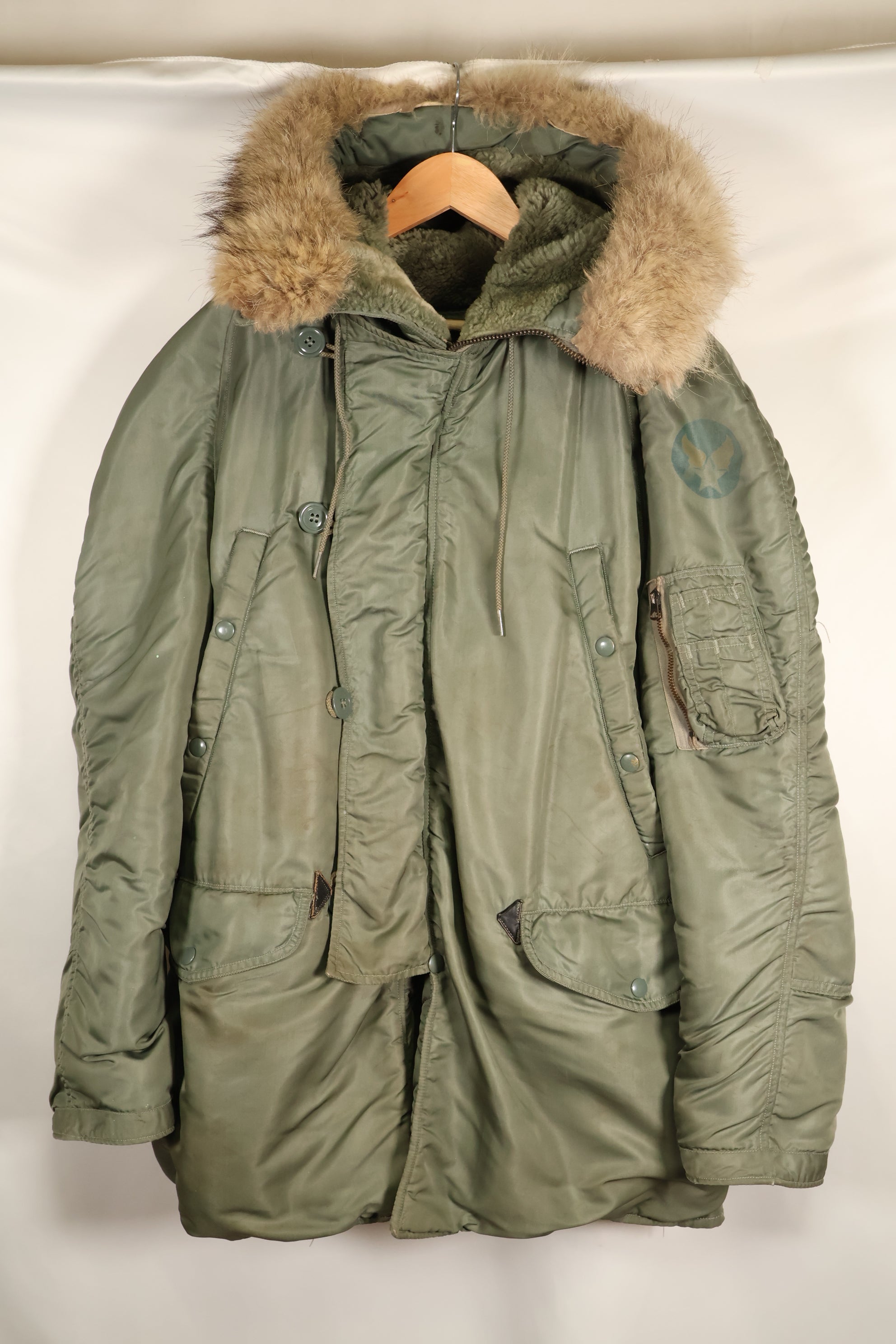 1950年代後半〜60年代初頭　MEDIUM　アメリカ空軍　USAF　N3-B　フライトジャケット　中古品