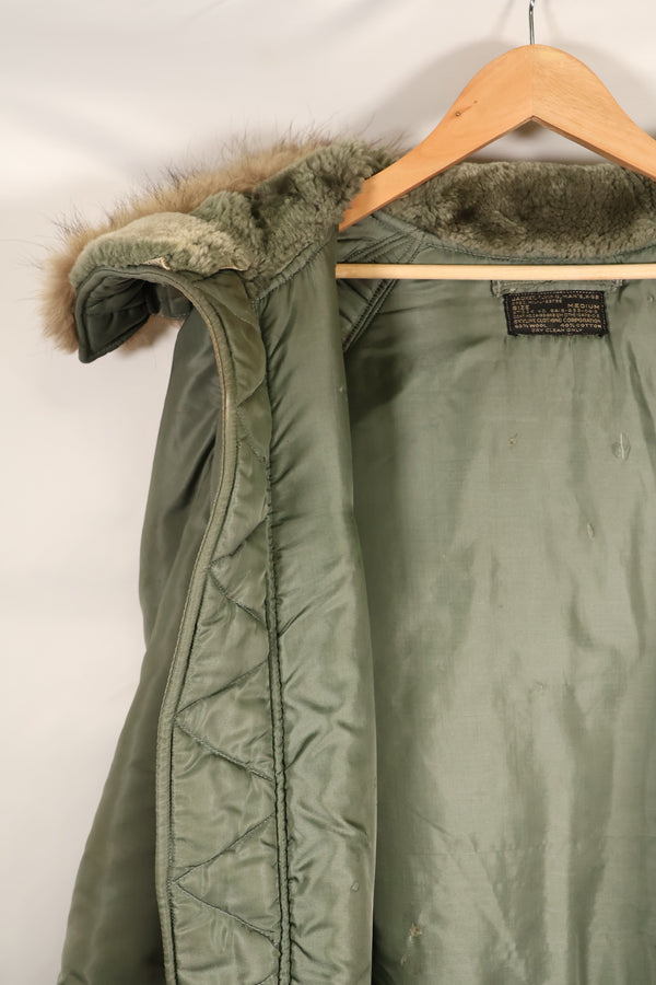 1950年代後半〜60年代初頭　MEDIUM　アメリカ空軍　USAF　N3-B　フライトジャケット　中古品