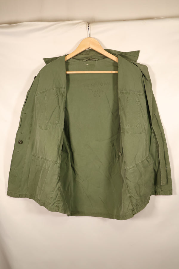 推定1963年~64年契約　推定 S-S　アメリカ海兵隊　1st Model ジャングルファティーグ　ジャケット　補修あり　中古品