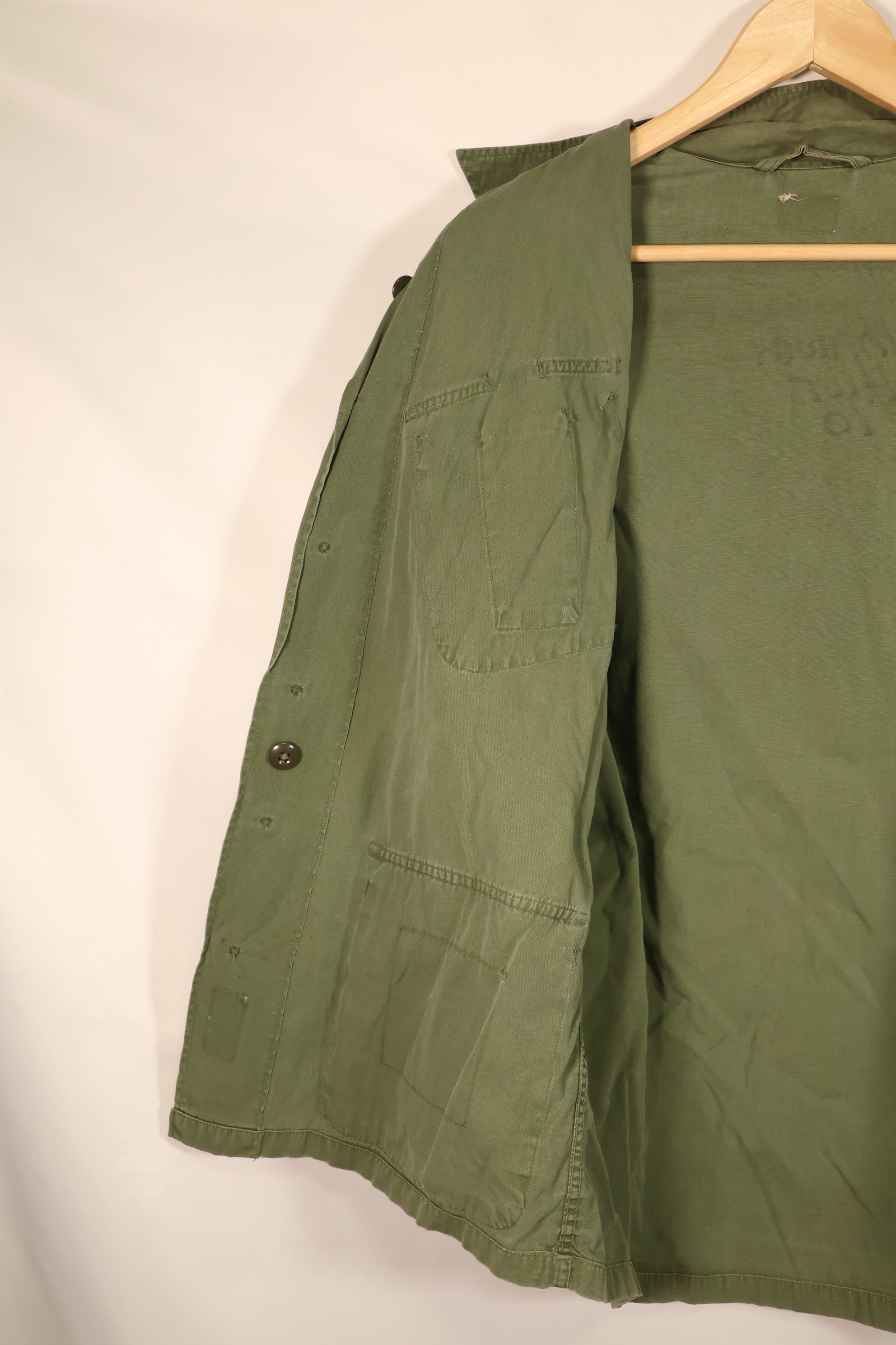 推定1963年~64年契約　推定 S-S　アメリカ海兵隊　1st Model ジャングルファティーグ　ジャケット　補修あり　中古品