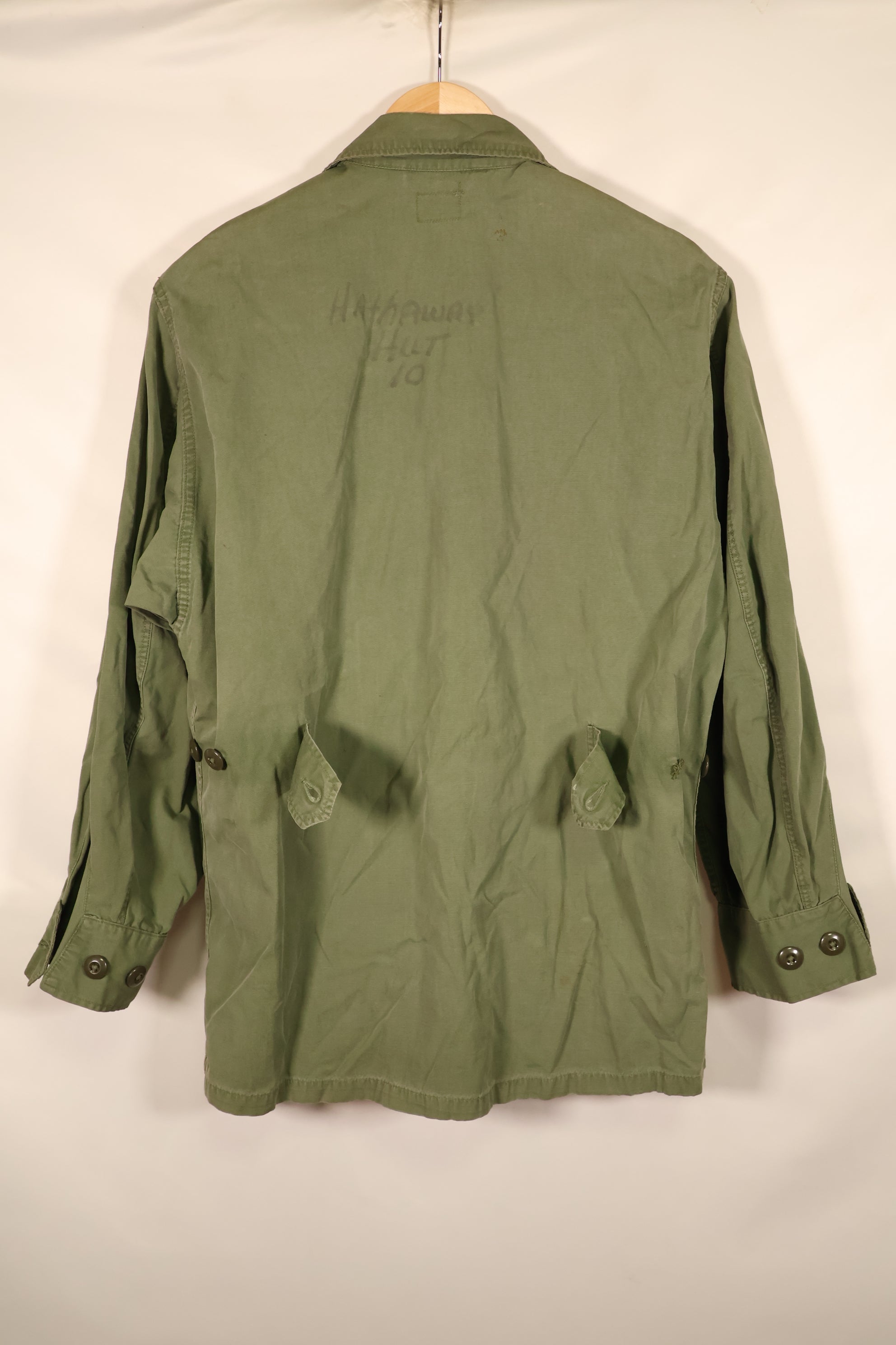 推定1963年~64年契約　推定 S-S　アメリカ海兵隊　1st Model ジャングルファティーグ　ジャケット　補修あり　中古品
