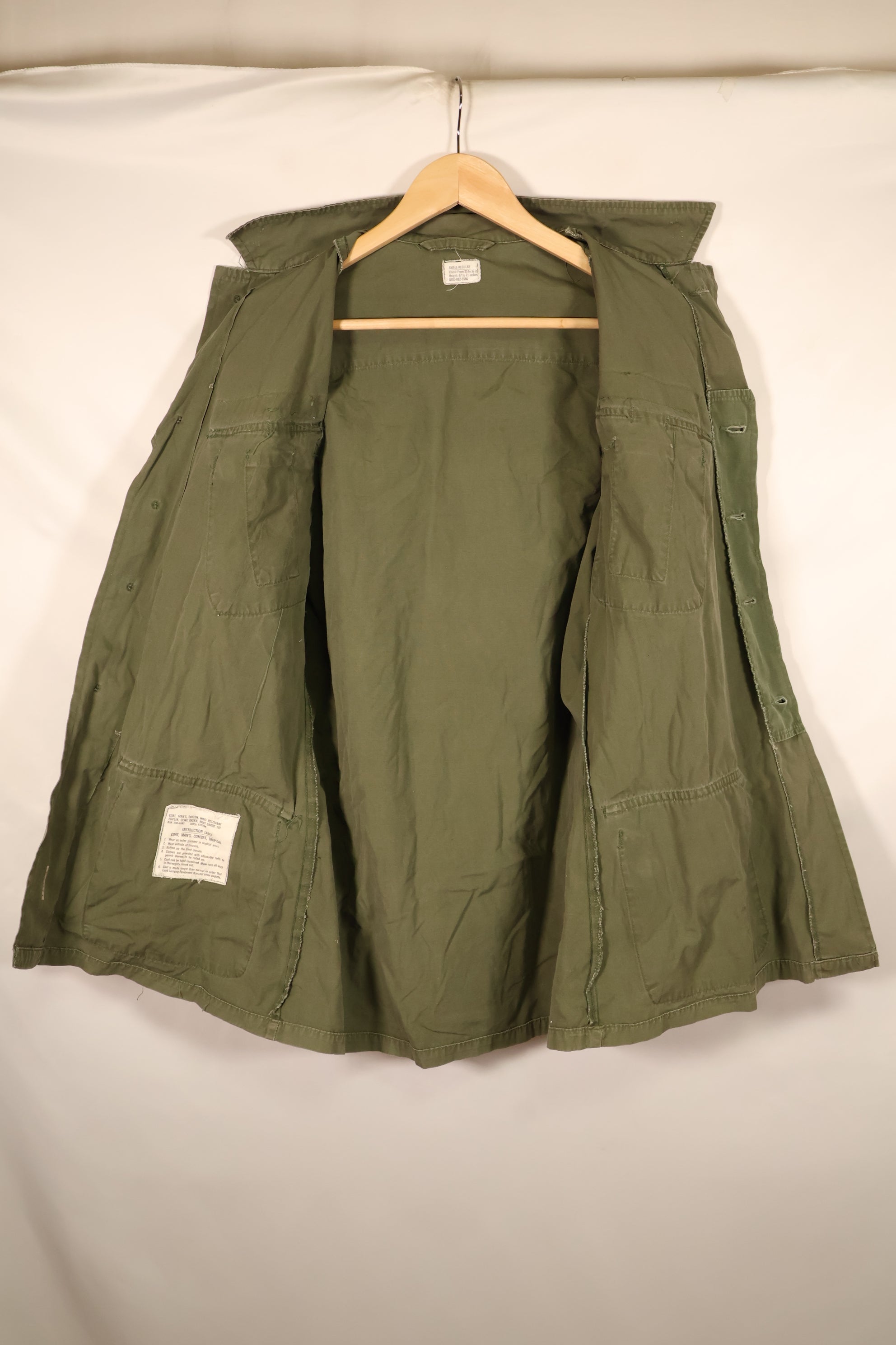 1967年頃契約　S-R　3rd Model ジャングルファティーグ　ジャケット　褪色あり　中古品