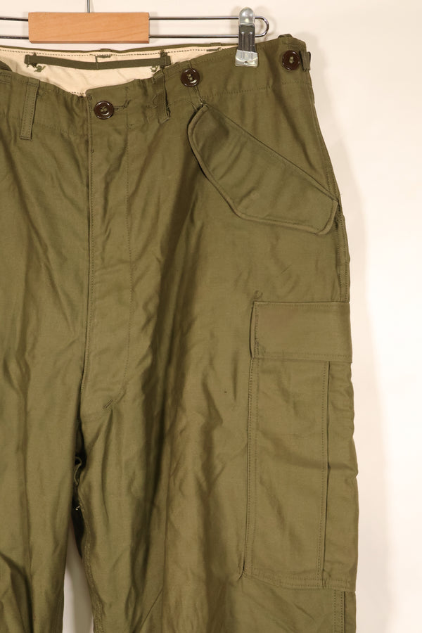 1951年契約　M-R　アメリカ陸軍　M-1951 フィールドパンツ　M51 パンツ　ほぼ未使用品　
