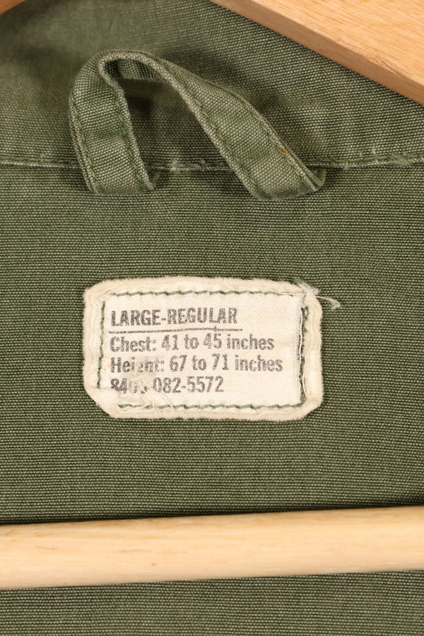 1967年契約　L-R　ノンリップストップ　3rd Model ジャングルファティーグ　ジャケット　中古品