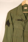1967年契約　S-S　3rd Model ジャングルファティーグ　ジャケット　25歩兵師団パッチ　中古品