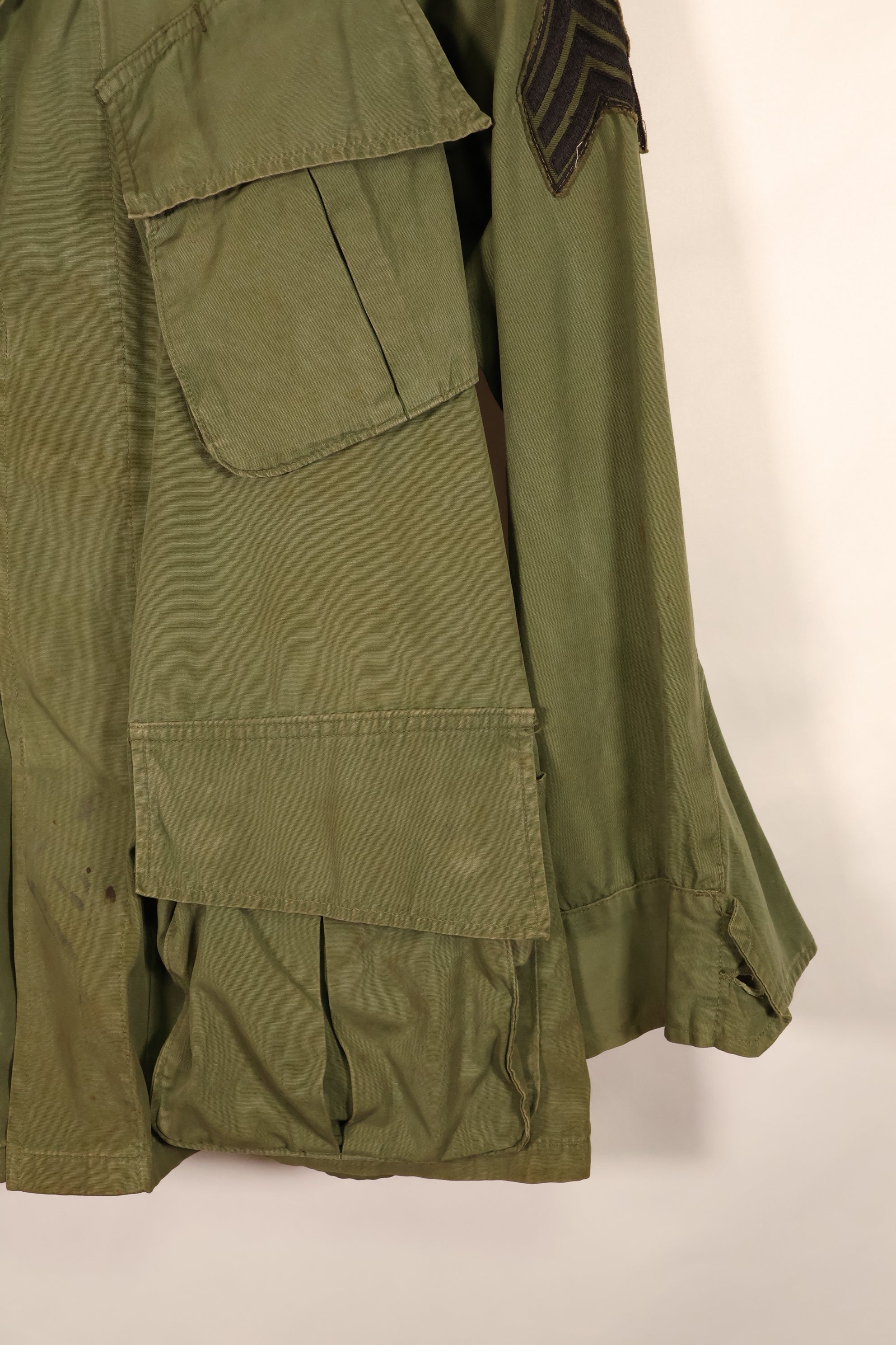1967年契約　S-S　3rd Model ジャングルファティーグ　ジャケット　25歩兵師団パッチ　中古品
