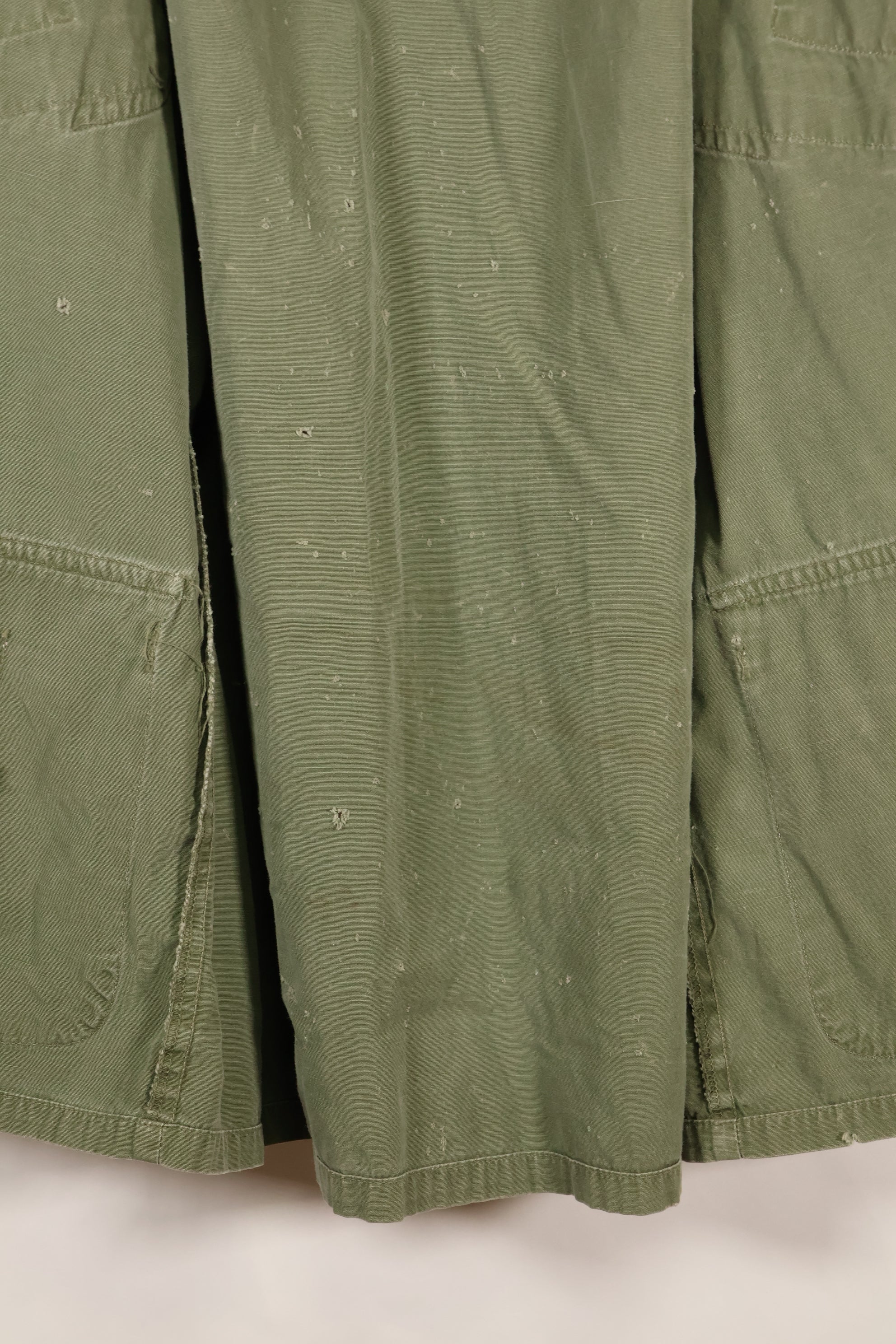 1967年契約　M-S　ノンリップストップ　3rd Model ジャングルファティーグ　ジャケット　テープ付　中古品