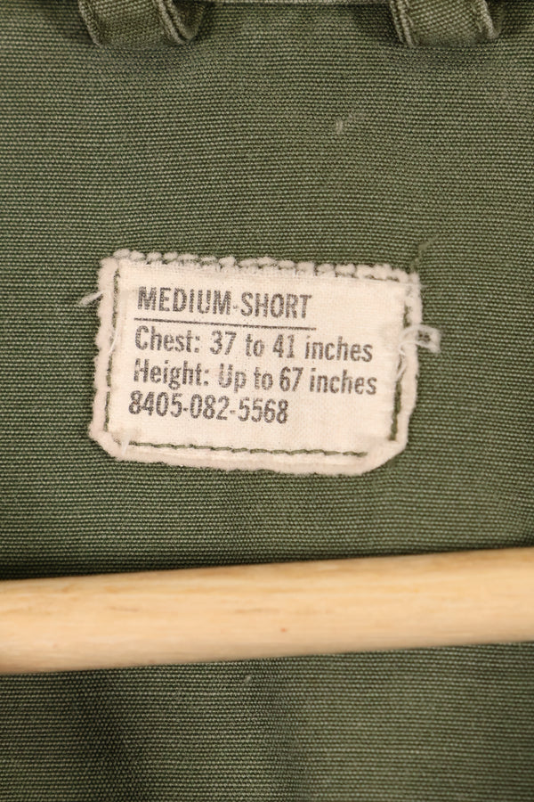 1967年契約　M-S　ノンリップストップ　3rd Model ジャングルファティーグ　ジャケット　テープ付　中古品