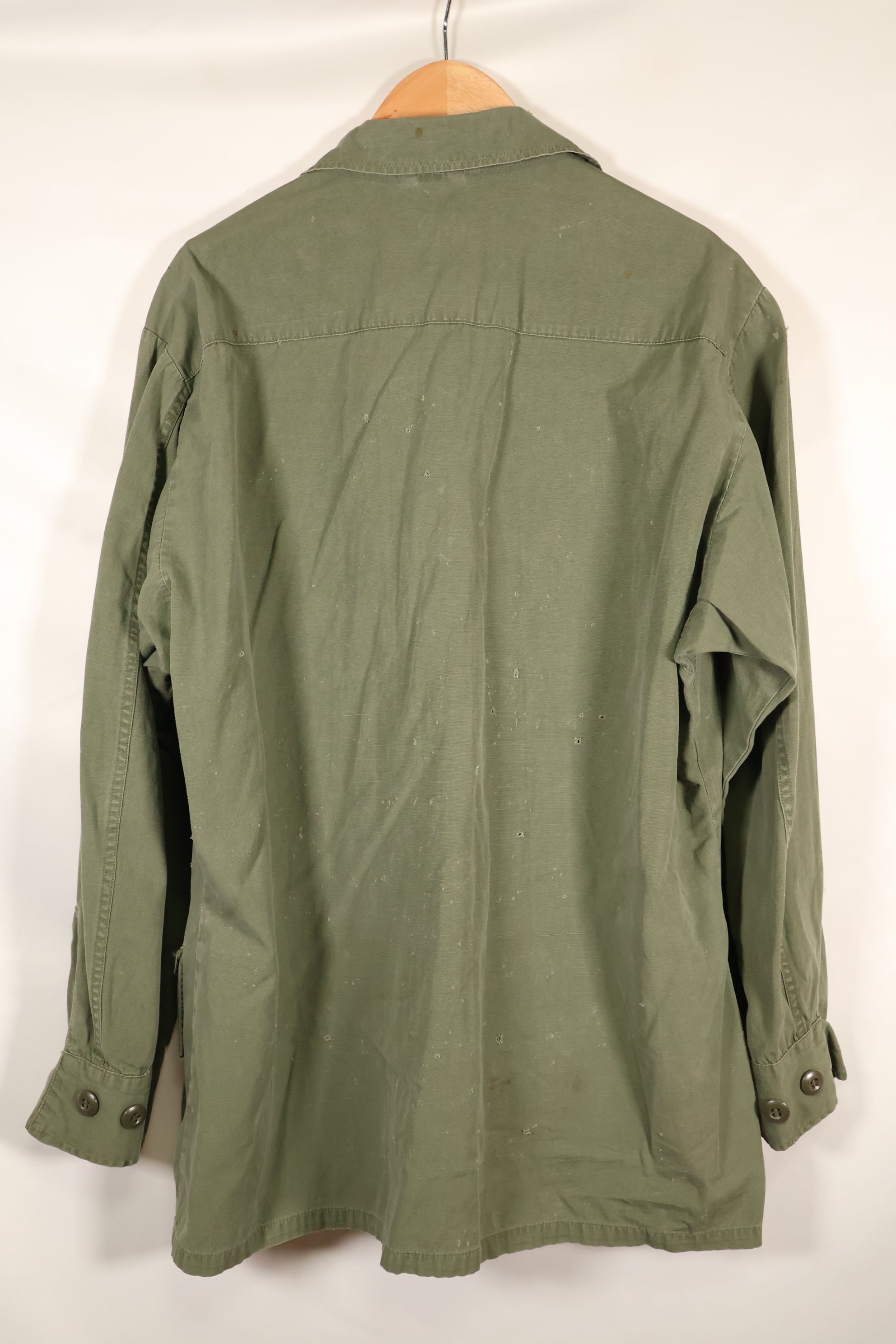 1967年契約　M-S　ノンリップストップ　3rd Model ジャングルファティーグ　ジャケット　テープ付　中古品