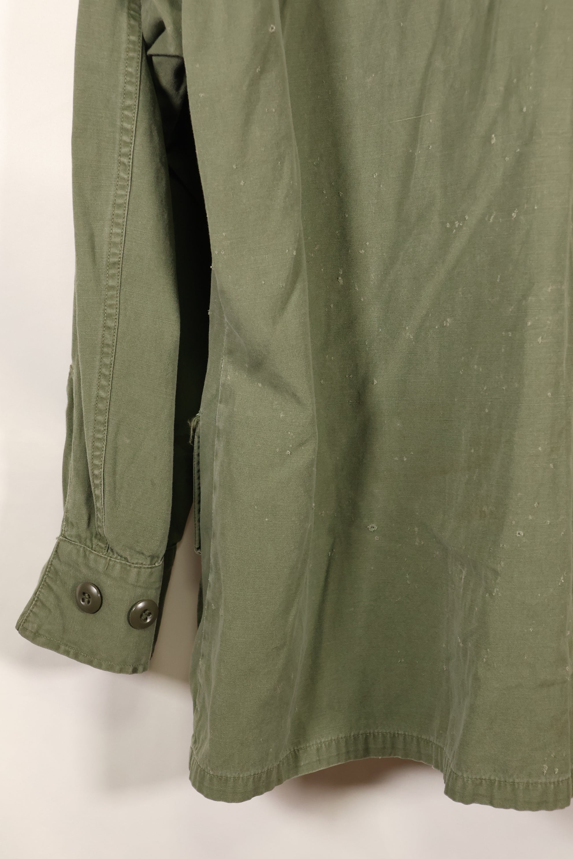 1967年契約　M-S　ノンリップストップ　3rd Model ジャングルファティーグ　ジャケット　テープ付　中古品
