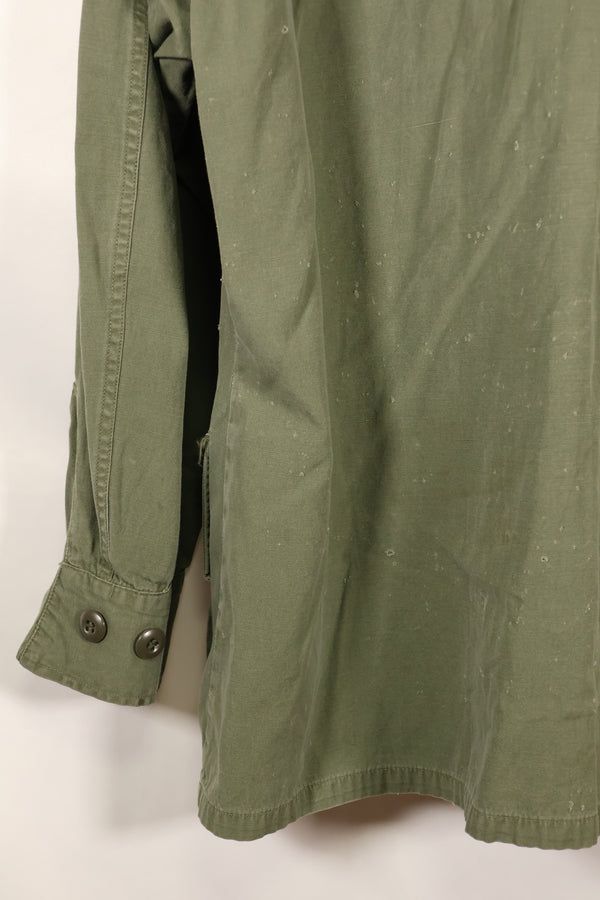 1967年契約　M-S　ノンリップストップ　3rd Model ジャングルファティーグ　ジャケット　テープ付　中古品