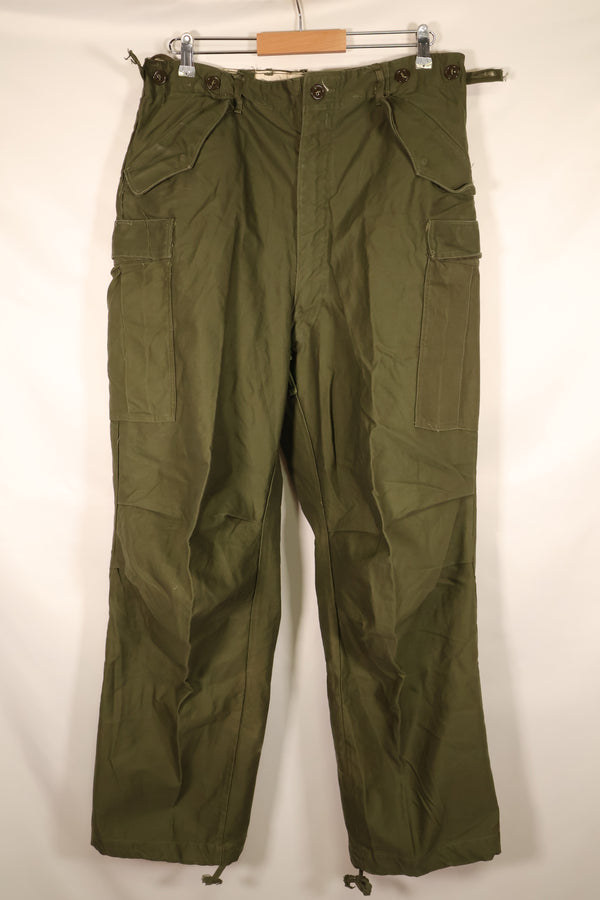 1952年契約　M-L　アメリカ軍　M-1951　フィールドパンツ　M51パンツ　中古品