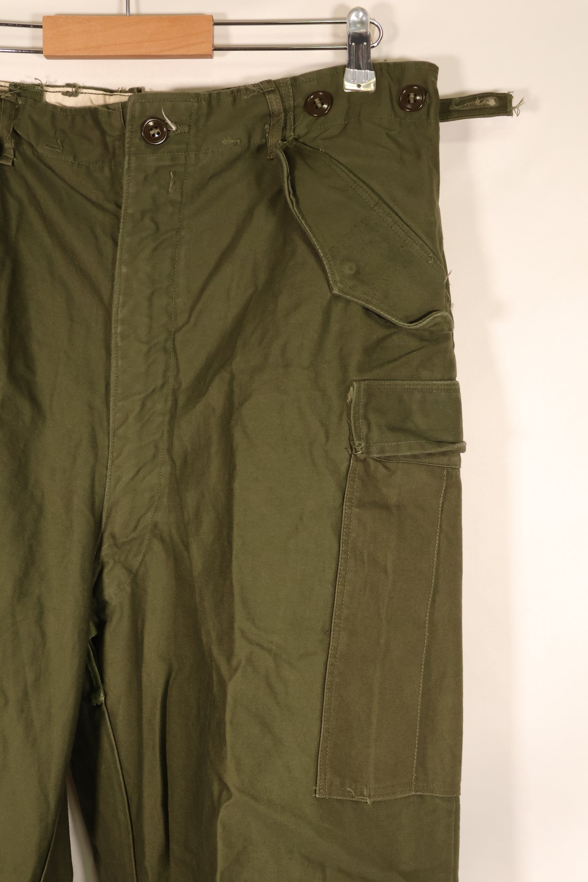 1952年契約　M-L　アメリカ軍　M-1951　フィールドパンツ　M51パンツ　中古品