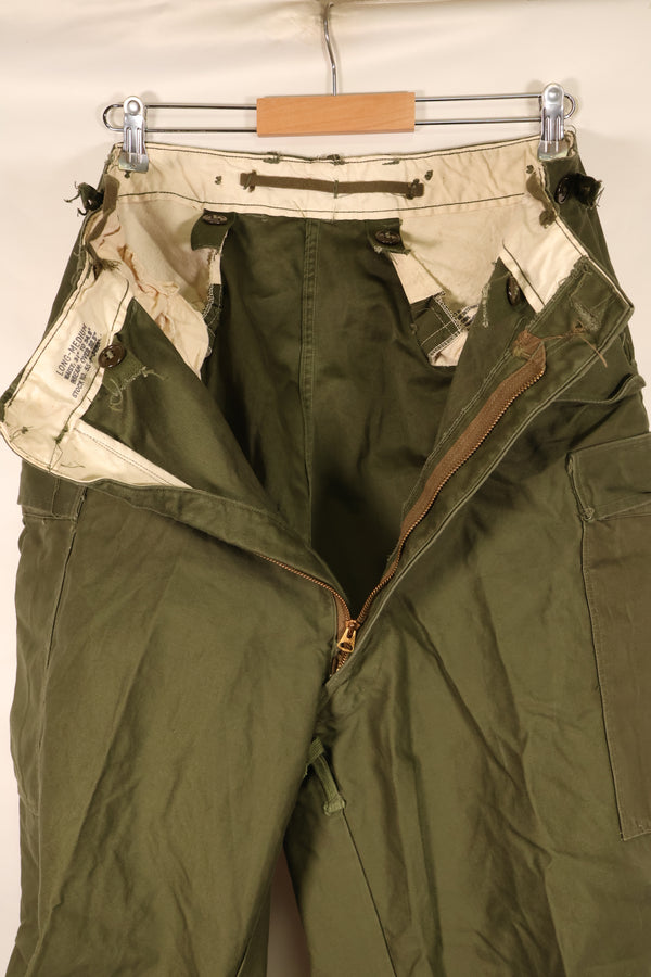 1952年契約　M-L　アメリカ軍　M-1951　フィールドパンツ　M51パンツ　中古品