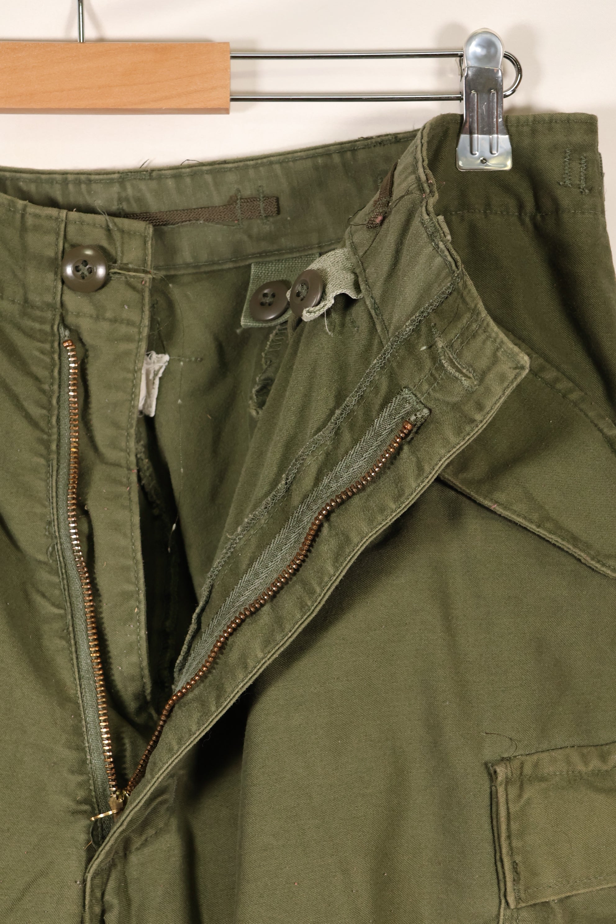 1970年代ロット　推定M-Rサイズ　M65 　フィールドパンツ　寒冷地仕様　中古品