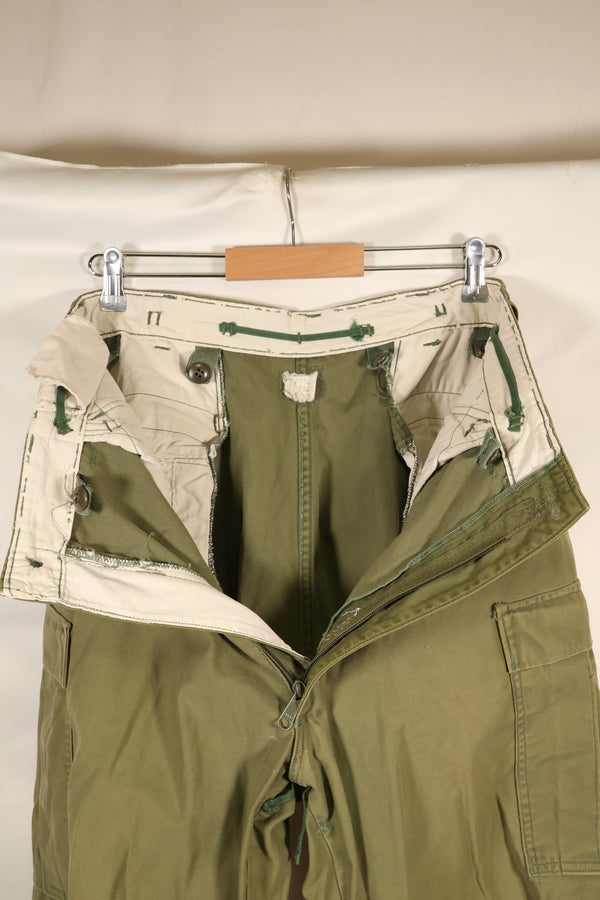 1970年代ロット　M-R　M65 フィールドパンツ　寒冷地仕様　中古品