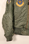 1960年契約　MEDIUM　アメリカ空軍 USAF　L-2B　フライトジャケット　パッチ初付　中古品