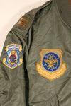 1960年契約　MEDIUM　アメリカ空軍 USAF　L-2B　フライトジャケット　パッチ初付　中古品