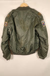 1960年契約　MEDIUM　アメリカ空軍 USAF　L-2B　フライトジャケット　パッチ初付　中古品